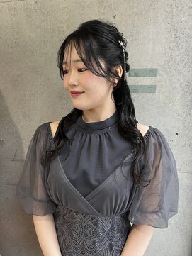 キャロルガーデンズ ボコカ 表参道(Carroll Gardens bococa) 【kacho】ハーフアップアレンジ