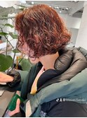 原宿ボブスパイラルパーマウェーブヘアウェーブパーマ30代40代