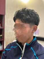 理容 うめむら アップバングショート