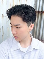 エルマーク 京都河原町(L-MARK)&nbsp;センターパートニュアンスパーマ韓国カルマパーマコンマヘア