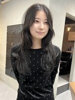 ヘアー アイス ルーチェ(HAIR ICI LUCE) ブリーチなしオリーブベージュ夏カラー透明感カラー艶/今枝