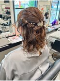 お呼ばれヘア＊ハーフアップ