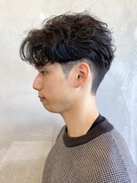 エリマバイフィフス 調布(elima by fifth)&nbsp;調布センターパートフェザーパーマニュアンスパーマメンズパーマ