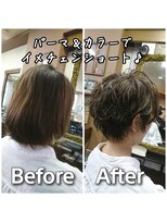 フィリア 台原店(Filea) 【BeforeAfterばっさりショート.スガワラ担当営業スタイル】