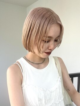 ナループロア ハチ(Nalu pu loa hachi) ハイトーンカラー/顔まわりレイヤー/ボブ