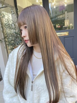 ジェコ ブラン(gecko. brun) 無いものねだりしたいスタイル/姫カット/ストレートロング/韓国