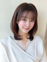 アフロート エル 大阪(AFLOAT L) 重すぎない程よい抜け感レイヤー×ナチュラルブラウンカラー◎