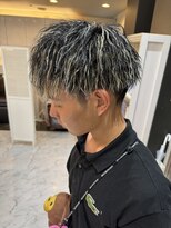 ハーツヘアーズ 五日市店(HEARTS hair's)&nbsp;2ブロ／ツイストスパイラル／パイルツイスト／ホワイトメッシュ