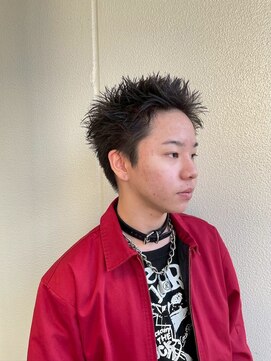 ヘアサロン ガリカ 表参道(hair salon Gallica) 黒髪スパイキーショート×ラフ束感スタイル
