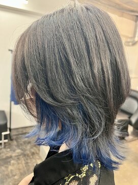 【相模大野カラー】個性ネイビーインナーレイヤー