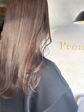 艶髪グレージュカラー
