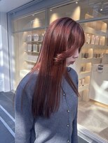 デュノヘアー 神戸三宮店(DUNO hair) ブリーチなし/キラテラオレンジカラー