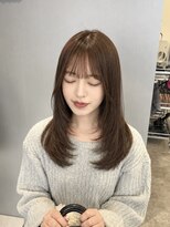 アイスプロドバイブルーム 木更津店(ice prod by bloom)&nbsp;ワンホンレイヤー/ミルクティーブロンド/ダークブルー/木更津