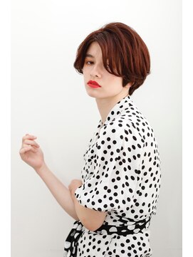 ヘア アンド スパ エジェリ プリム(hair&spa egerie prime) 媚びない大人の抜け感ショート/アースカラー/30代40代50代