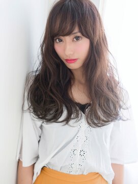 クラウン(CROWN) フェザーロング×厚めバング☆女度格上げクラシカルウェーブ