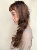 ロングレイヤー×ルーズウェーブ