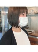 小顔効果*首元スッキリミニボブ