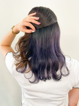 オル(Olu) 【MASAYA】インナーカラー×ラベンダーアッシュ