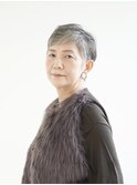 【えがお美容室】60代に人気◎骨格補正ショートヘア
