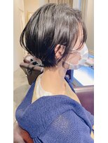 ボニークチュールドットエス(.S)&nbsp;大人可愛い黒髪前下がりショートボブ/◎30代40代50代60代