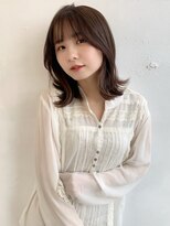 〈藤間〉韓国くびれボブインナーカラー