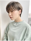 10代20代30代大人かわいいシアーベージュマッシュショート(徳竹