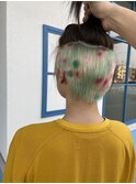 似合わせカットメルティカラー着物フェミニンロング