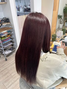 ジジ フィーカ 佐野(Gigi fika) ピンクブラウン