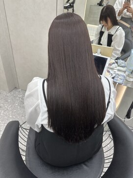 ロンド マーレ 天神大名店(Lond mare) ピンクブラウン/暖色カラー/カシスピンク/韓国ヘア/顔周りカット