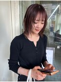 ミディアムレイヤー、町田レイヤーカット、町田ハッシュカット