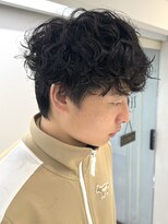 無造作スパイラルパーマ