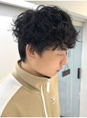 無造作スパイラルパーマ