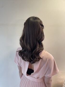 エトワール ハーフアップ