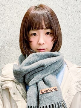 ロンドアンメゾン 原宿(Lond un Maison.) レイヤーカット+姫カット☆地毛風髪質改善グレージュ[原宿]