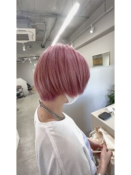 アレンヘアー 函館店(ALLEN hair) 【*どんなスタイルでもカワイイ◎】ハイトーンピンクカラー*