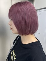 ビューナゴヤ 名駅(VIEW NAGOYA)&nbsp;切りっぱなしボブ/ブルーブラック/ミニボブ/似合わせカット