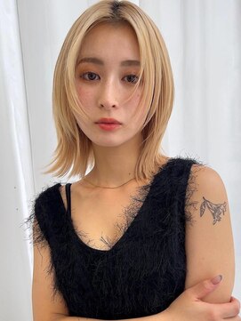 ソヨン なんば(SOYON) 【大人色気】外ハネボブと顔周りレイヤー