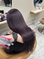 シカ 神戸三宮元町店(Cica)&nbsp;ラベンダー　ハイトーン　ダブルカラー　ブリーチ　ケアブリーチ