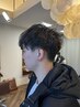 メンズカット＋パーマ＋ブラック5分スパ