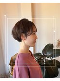 シンプルショート/ショートボブ/大人ショート/ミニボブ