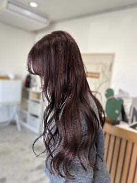 シャンクスヘア(SHANKS HAIR) ピンクブラウンカラー