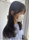 お顔周りカット/レイヤーカット/ダークブラウン