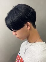 センターパートニュアンスパーマ韓国カルマパーマコンマヘア