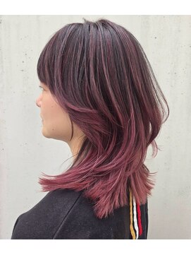 ユウヘアー 大高店(U Hair) 【U Hair】ハイライト×バレイヤージュ