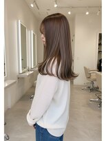 フュージョンファイブ(FUSION5)&nbsp;レイヤーロングベージュ20代30代40代くびれエクステ韓国ヘア