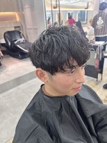 ロンドシエル 横浜(Lond ciel)&nbsp;men's/メンズ/フェザーパーマ/黒染め/韓国/顔周り/波巻き/横浜