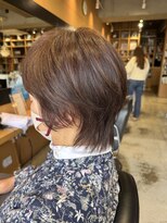 オーガニック ライフ 若葉 鶴ヶ島(organic+life)&nbsp;◎くびれ骨格矯正ウルフ×透明感アッシュカラー