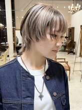 アンジェリカ(Angelica) ブリーチ/デザインカラー×マッシュウルフ