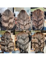 ラフ 難波店(LAFF)&nbsp;バレイヤージュ/シャドウルーツ/ハイライト/レイヤーカット