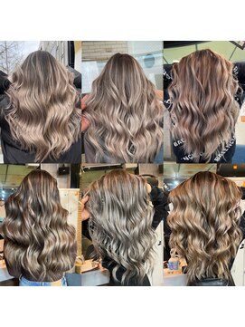 ラフ 難波店(LAFF) バレイヤージュ/シャドウルーツ/ハイライト/レイヤーカット